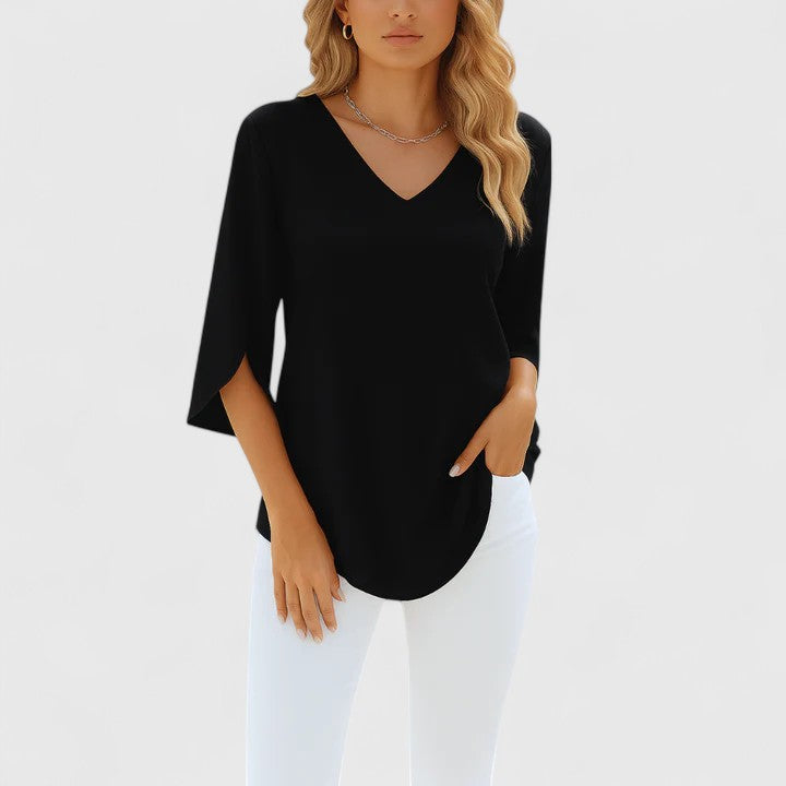 Harper Brooklyn| V-Neck Blouse