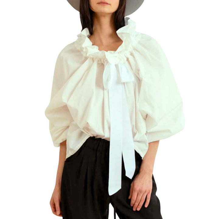 Harper Brooklyn | Puffed Cotton Blouse