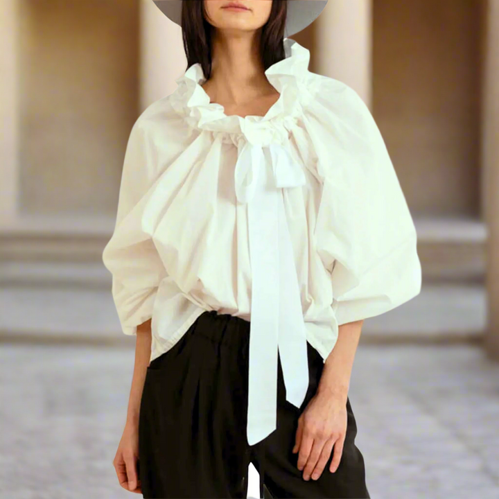 Harper Brooklyn | Puffed Cotton Blouse
