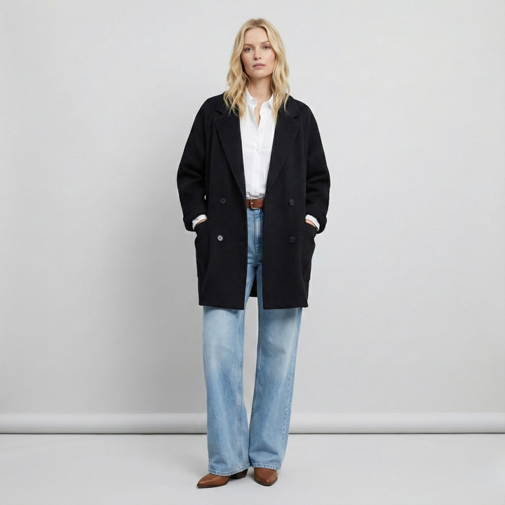 Harper Brooklyn | Wool Herringbone Coat
