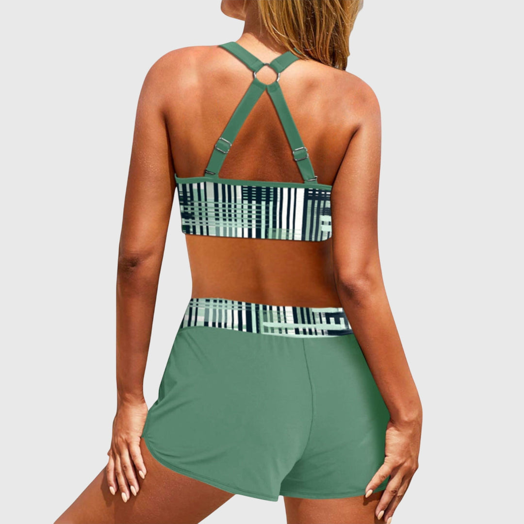 Harper Brooklyn| Ribbed High-Waisted Bikini
