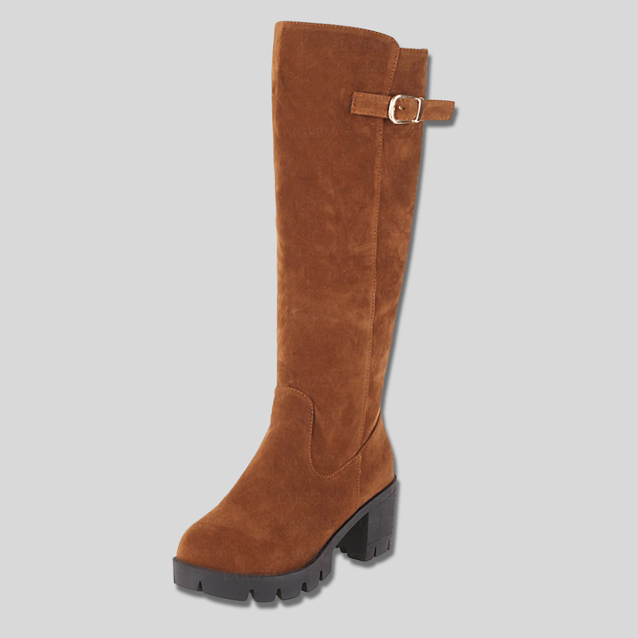Harper Brooklyn | Suede Knee High Boots