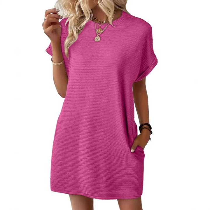Harper Brooklyn | Casual Minimalist Round Neck Summer Dress