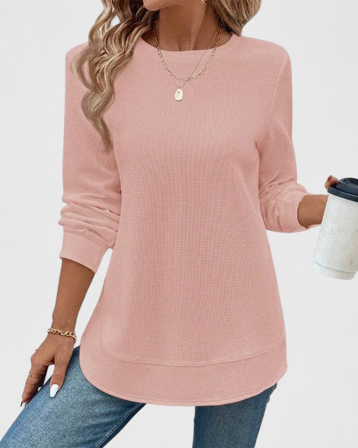 Harper Brooklyn | O-Neck Long Sleeve Top