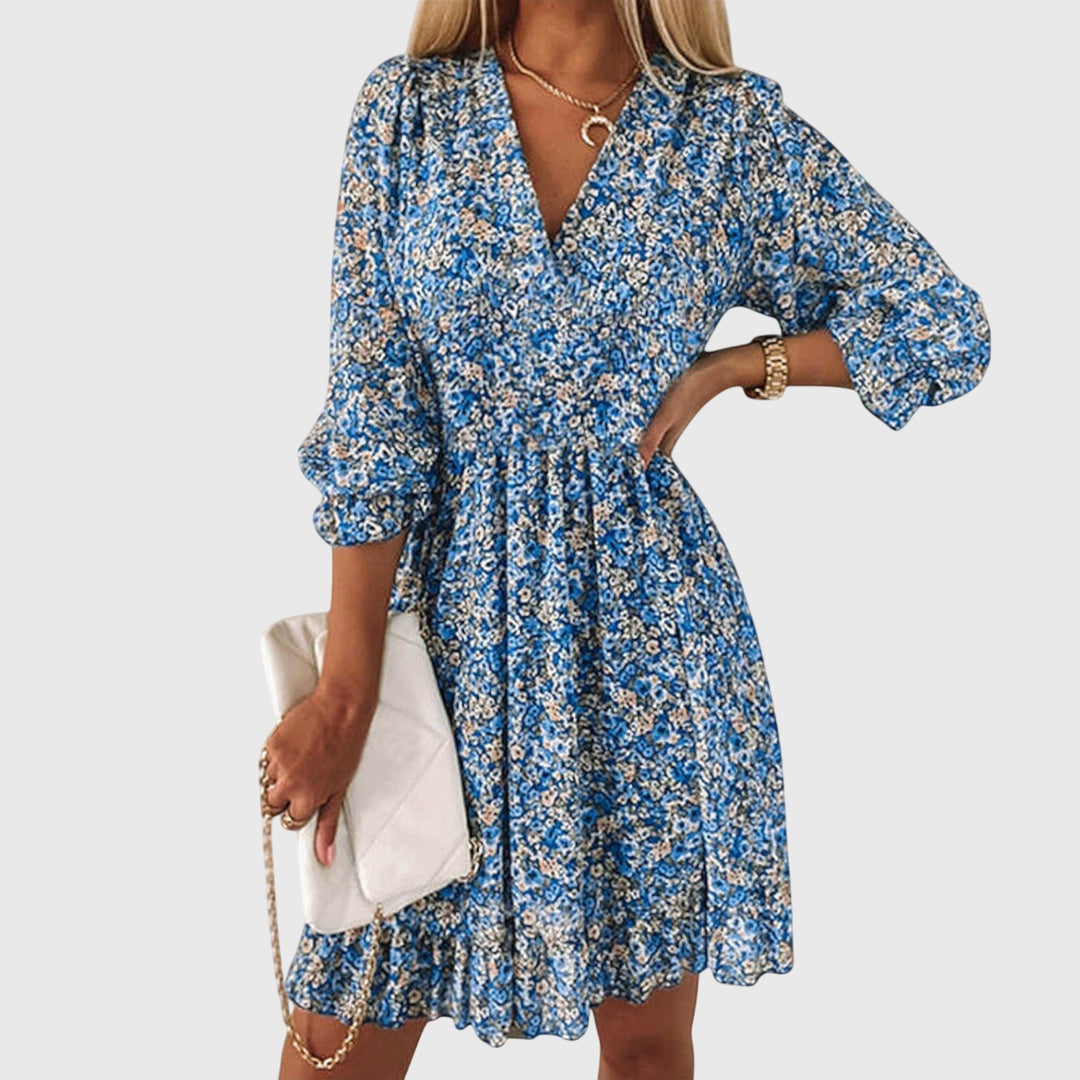 Harper Brooklyn| Dress - Floral, Puff Sleeve