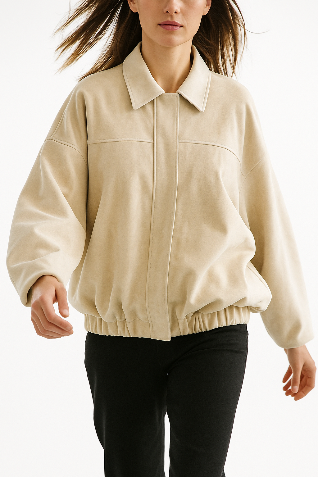Harper Brooklyn | Women's Suede Bomber