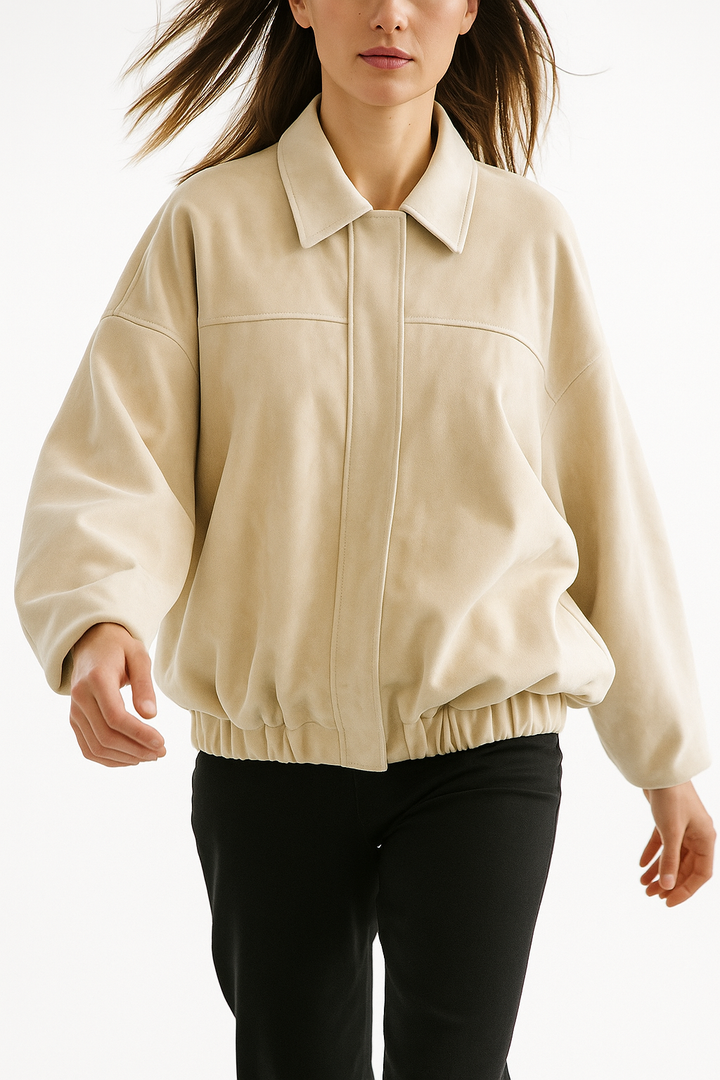 Harper Brooklyn | Women's Suede Bomber