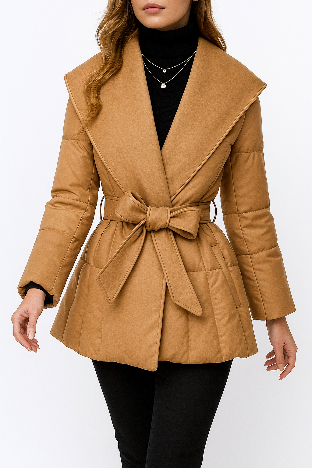 Harper Brooklyn | Belted Down Jacket