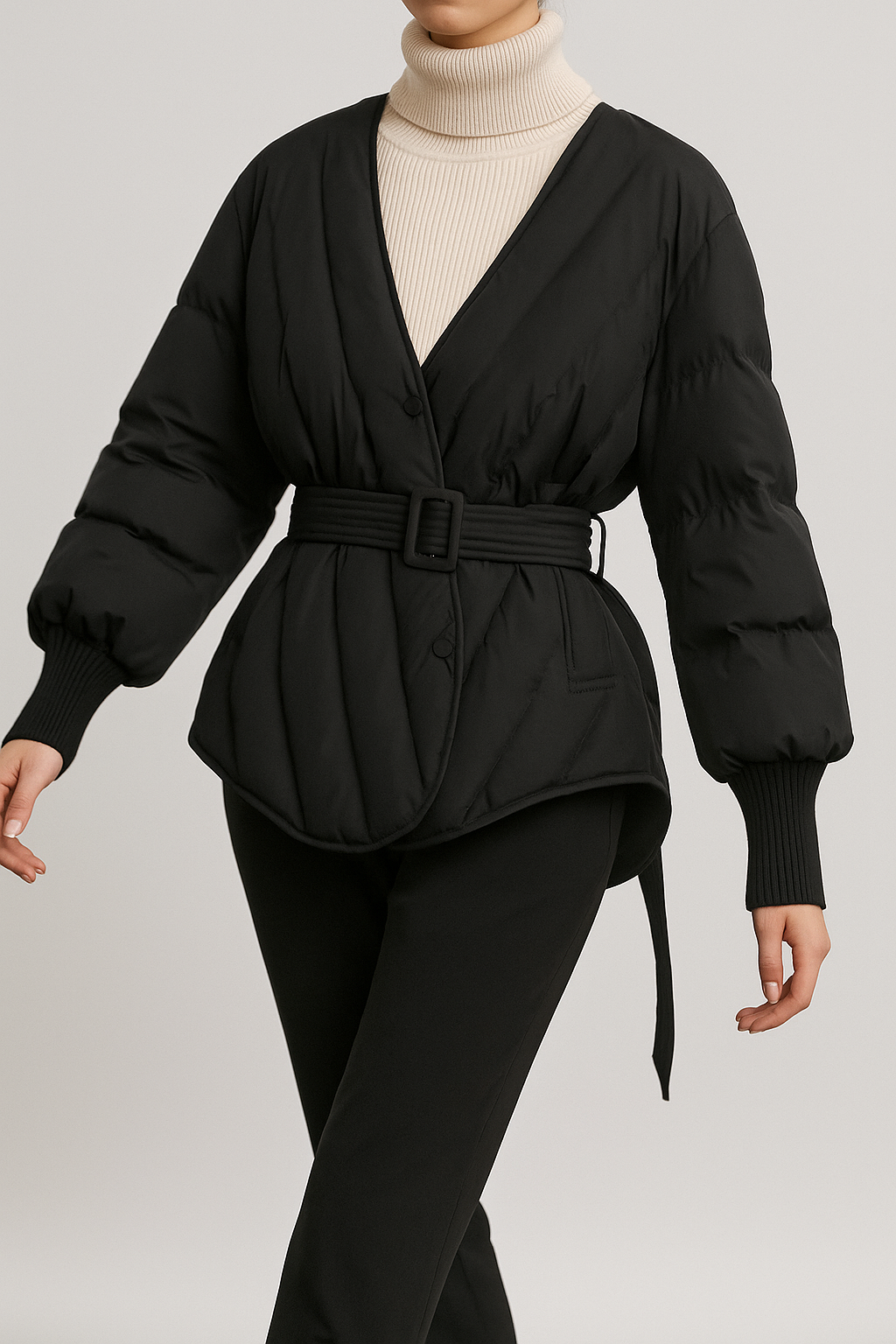Harper Brooklyn| Quilted Down Jacket