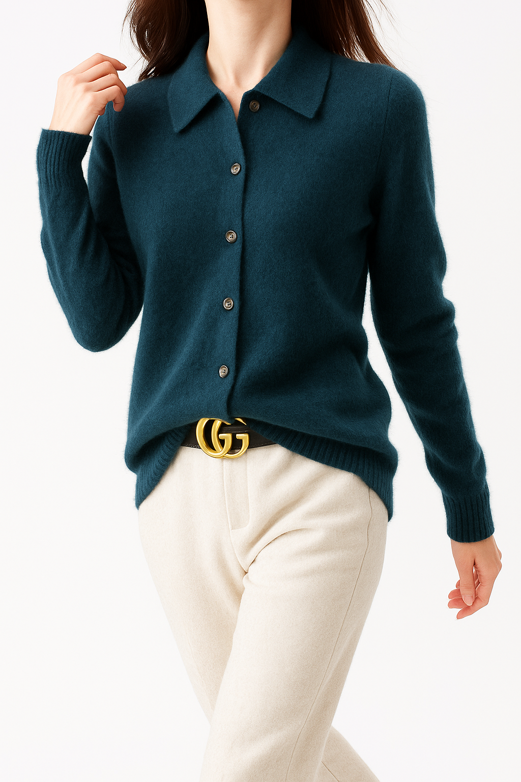 Harper Brooklyn| Polo Cardigan