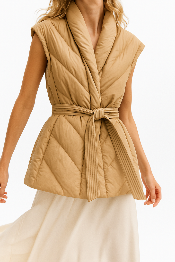 Harper Brooklyn | Belted Down Vest