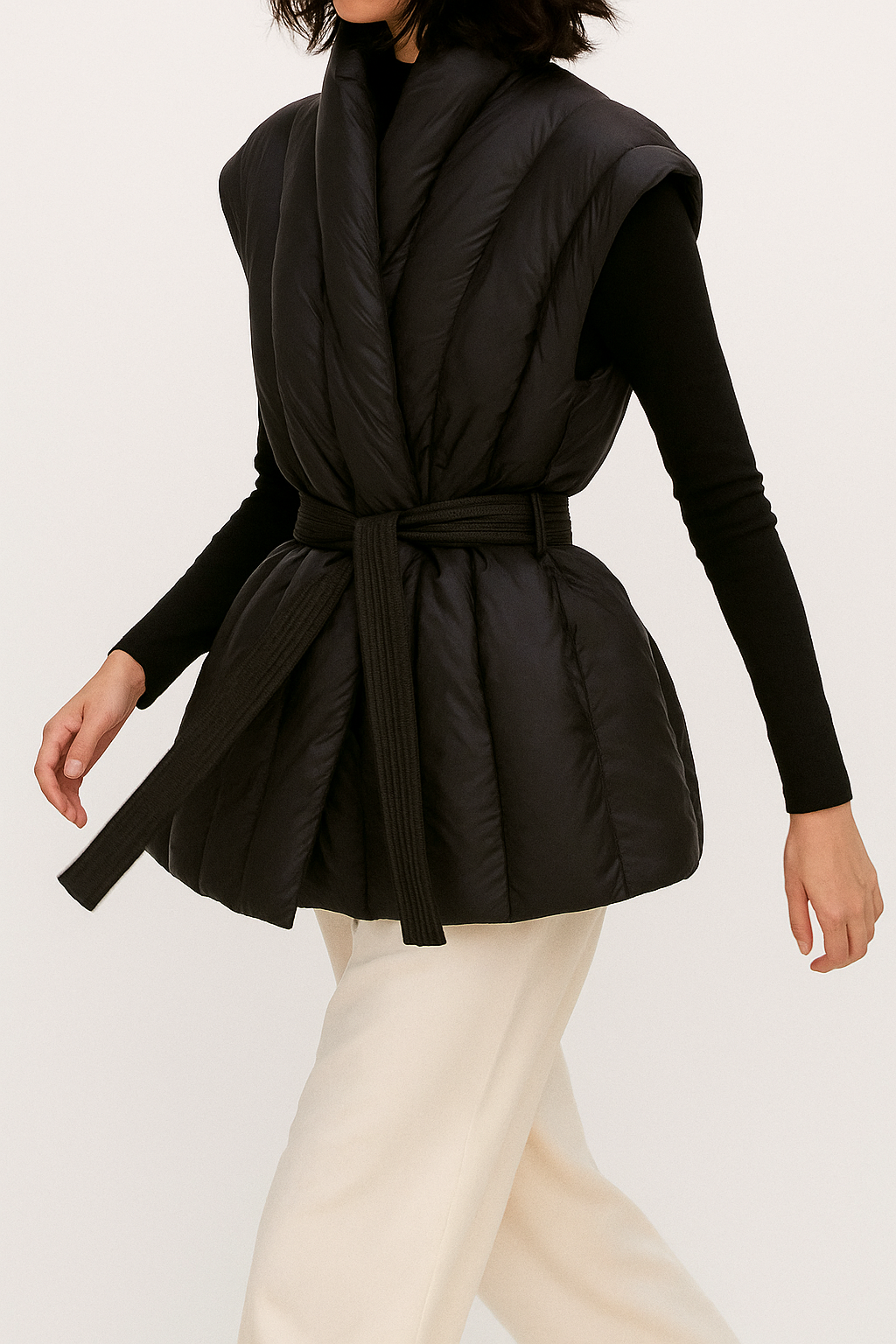 Harper Brooklyn | Belted Down Vest