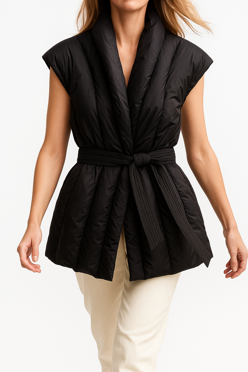 Harper Brooklyn | Belted Down Vest