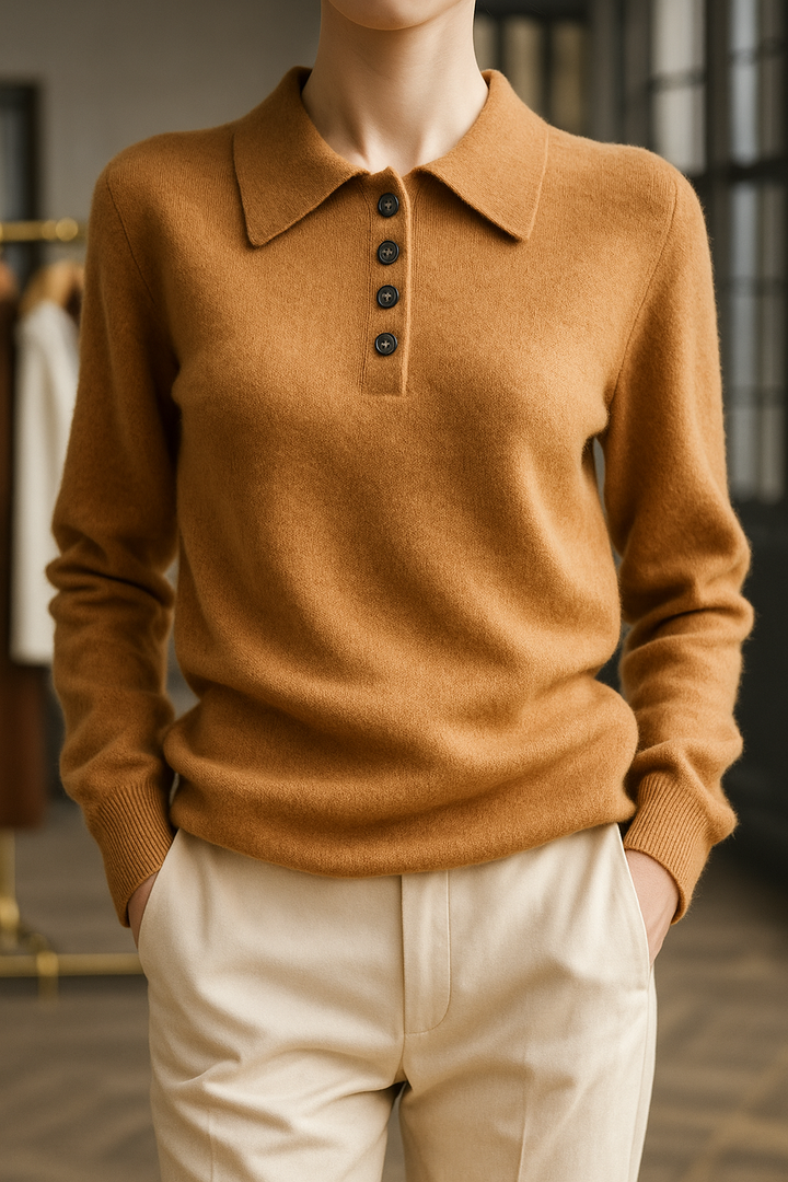 Harper Brooklyn| Wool Polo Sweater
