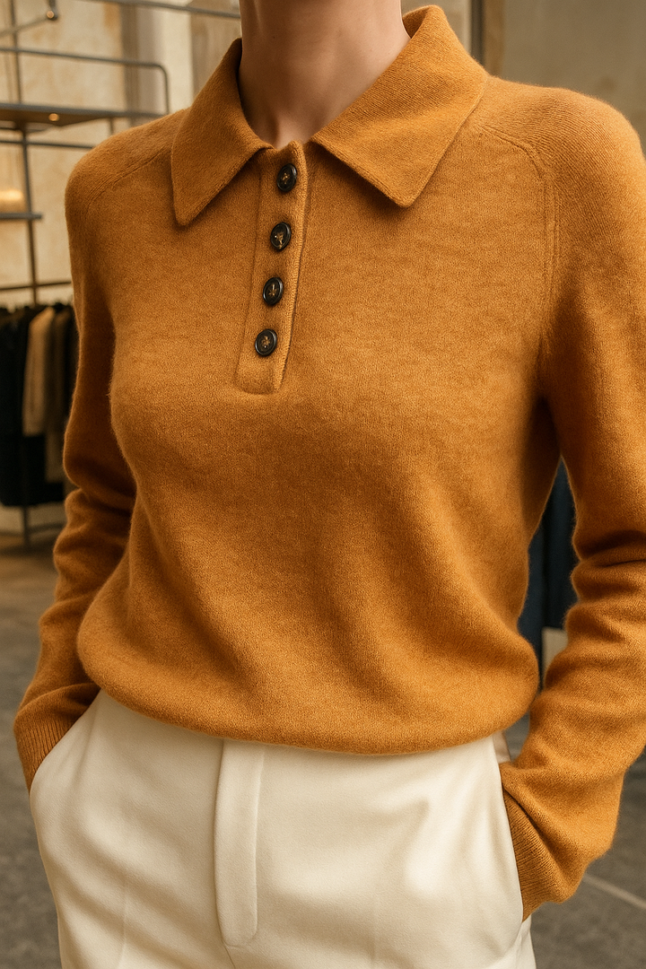 Harper Brooklyn| Wool Polo Sweater