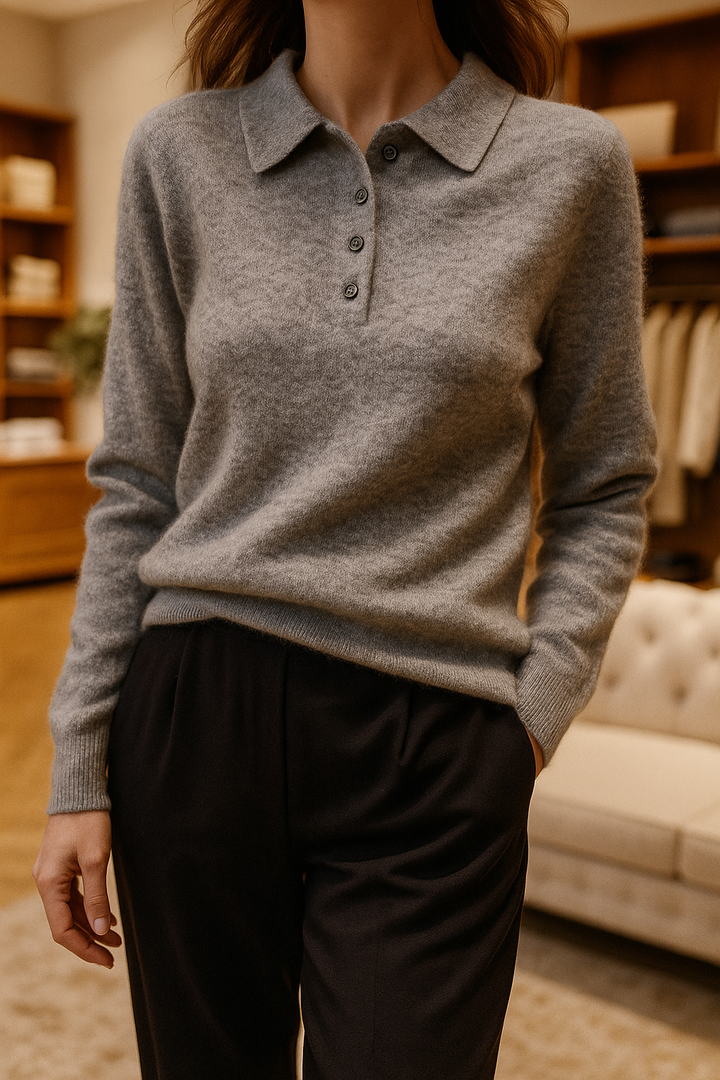 Harper Brooklyn| Wool Polo Sweater
