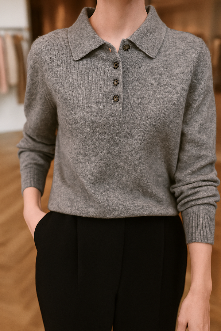 Harper Brooklyn| Wool Polo Sweater