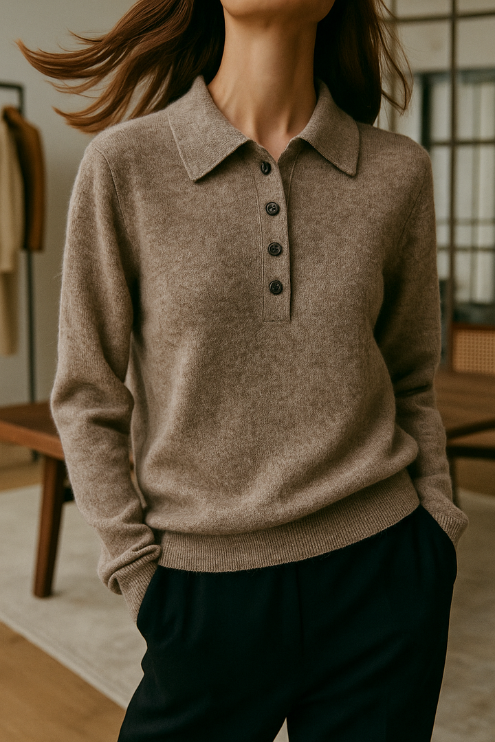 Harper Brooklyn| Wool Polo Sweater