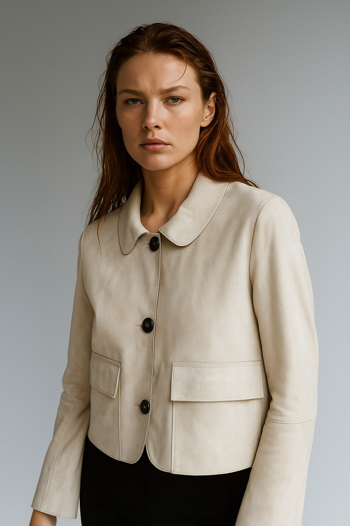Harper Brooklyn | Suede Cropped Jacket