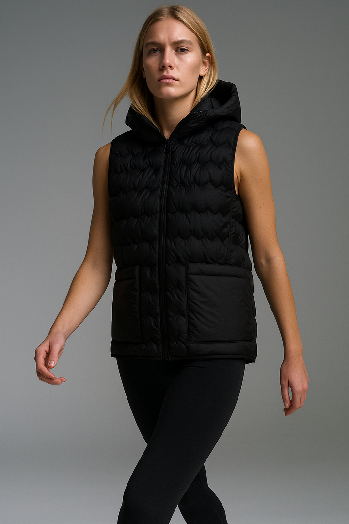 Harper Brooklyn | Puffer Vest in Gold
