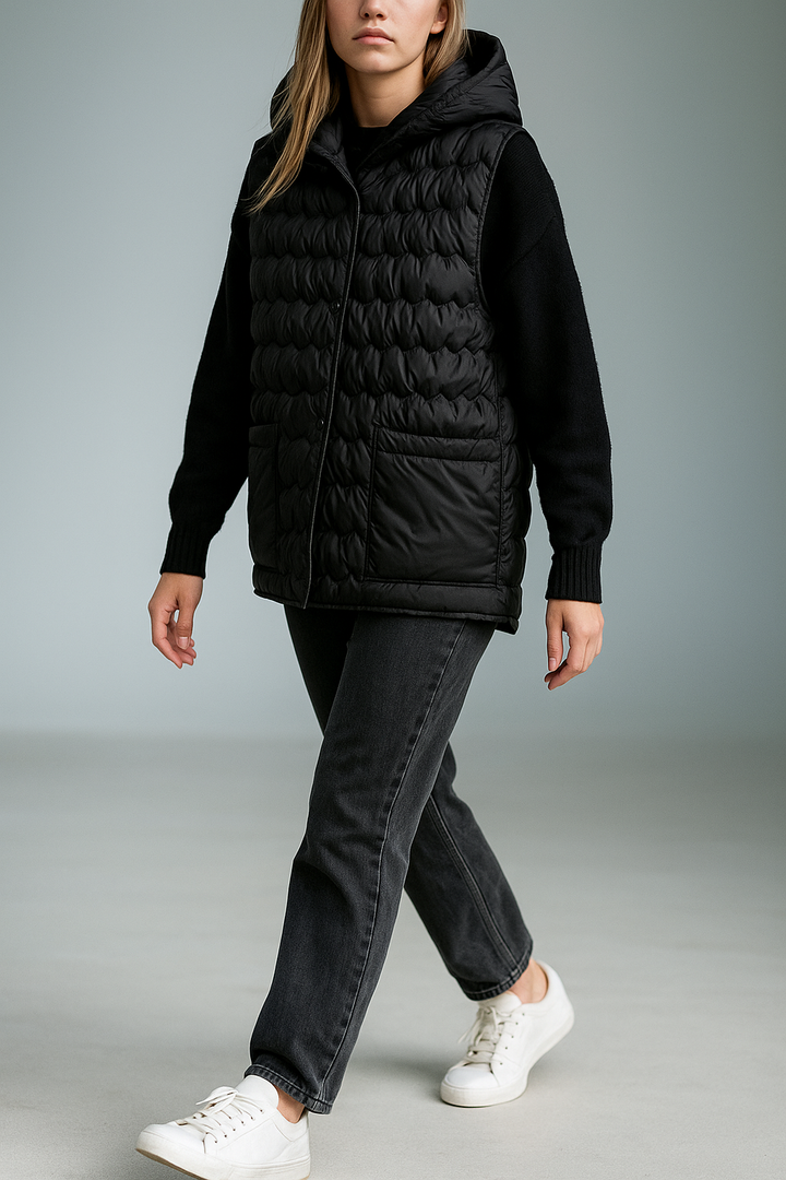 Harper Brooklyn | Puffer Vest in Gold