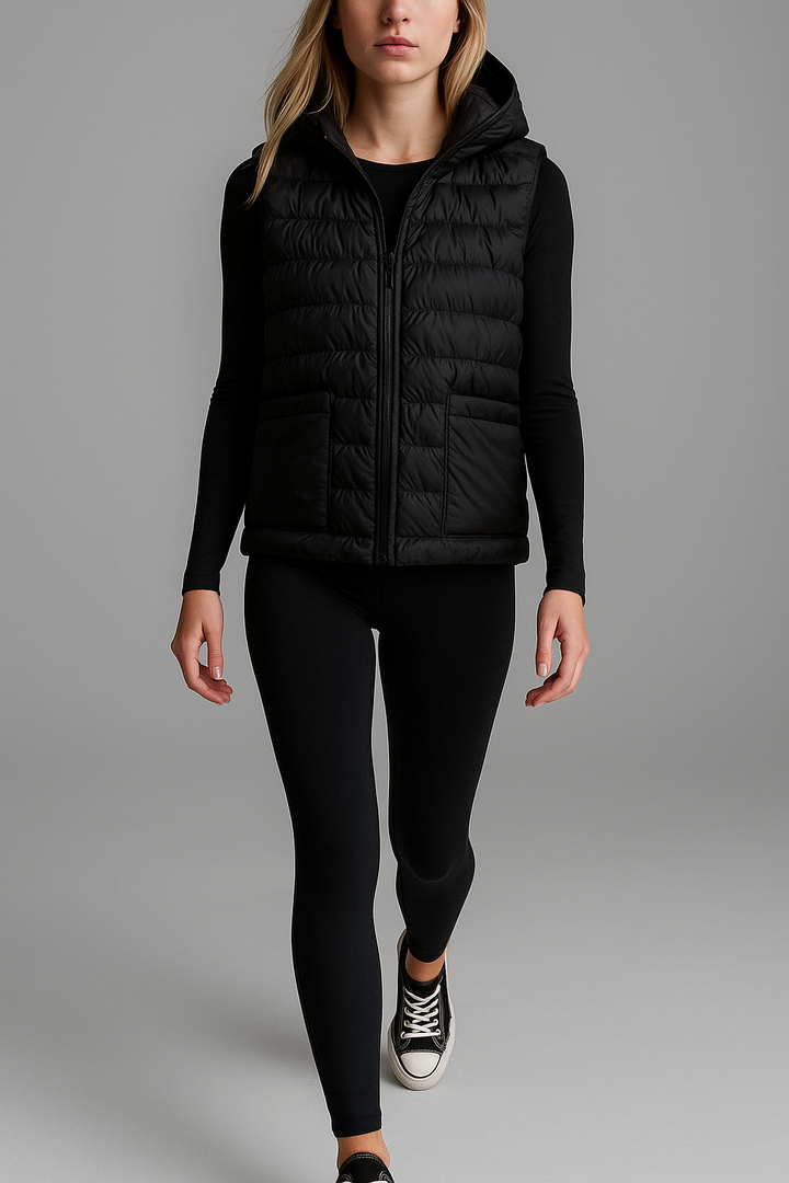 Harper Brooklyn | Puffer Vest in Gold