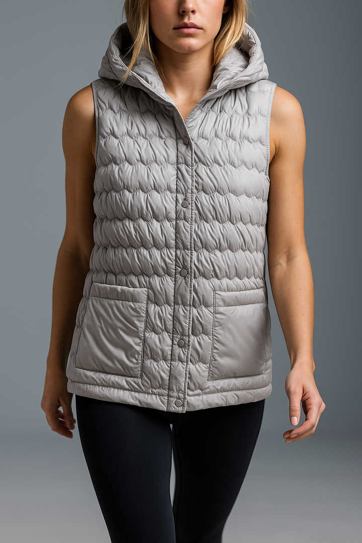 Harper Brooklyn | Puffer Vest in Gold