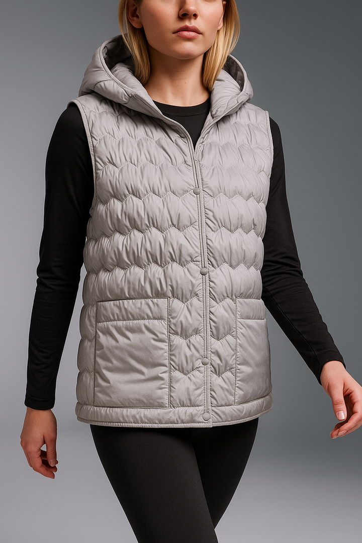 Harper Brooklyn | Puffer Vest in Gold
