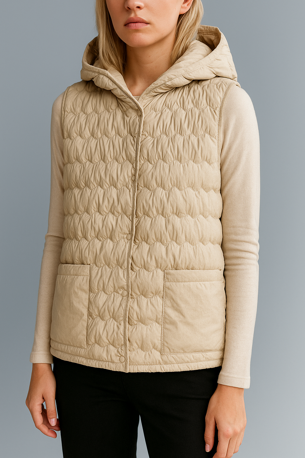 Harper Brooklyn | Puffer Vest in Gold