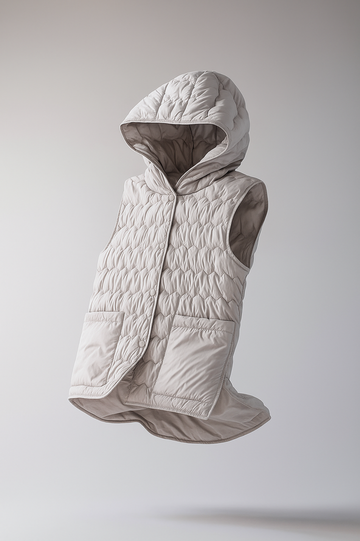 Harper Brooklyn | Puffer Vest in Gold