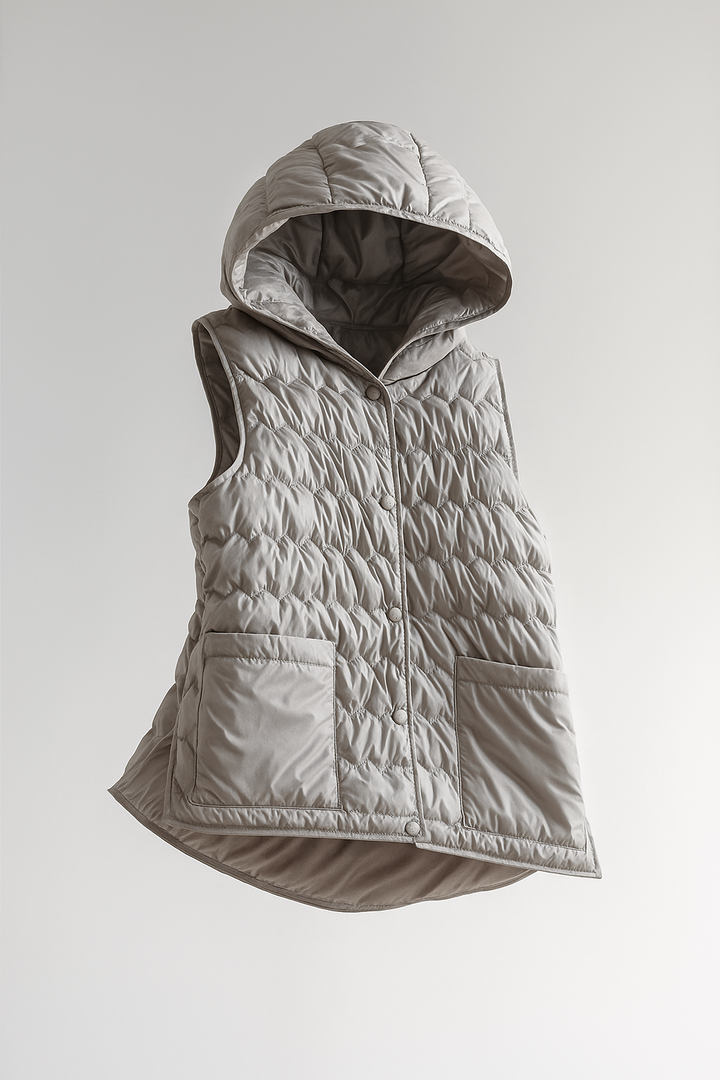 Harper Brooklyn | Puffer Vest in Gold