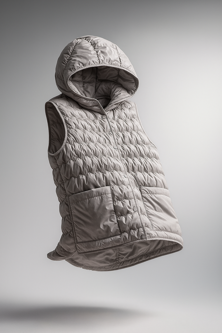 Harper Brooklyn | Puffer Vest in Gold