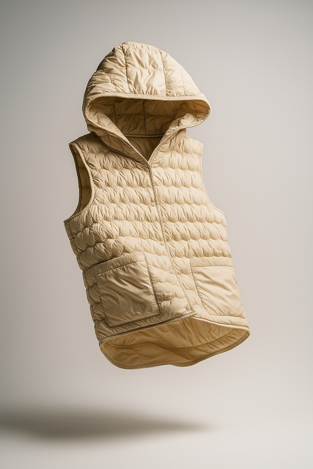 Harper Brooklyn | Puffer Vest in Gold
