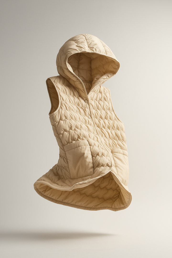 Harper Brooklyn | Puffer Vest in Gold