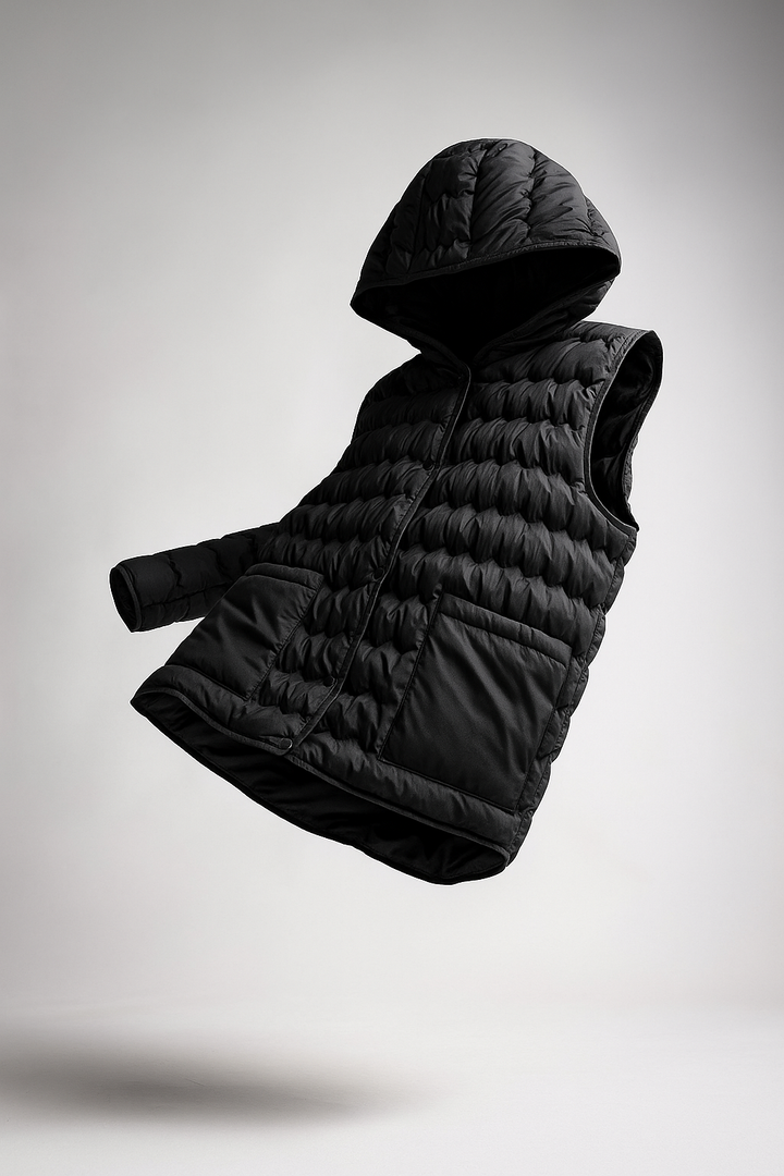 Harper Brooklyn | Puffer Vest in Gold