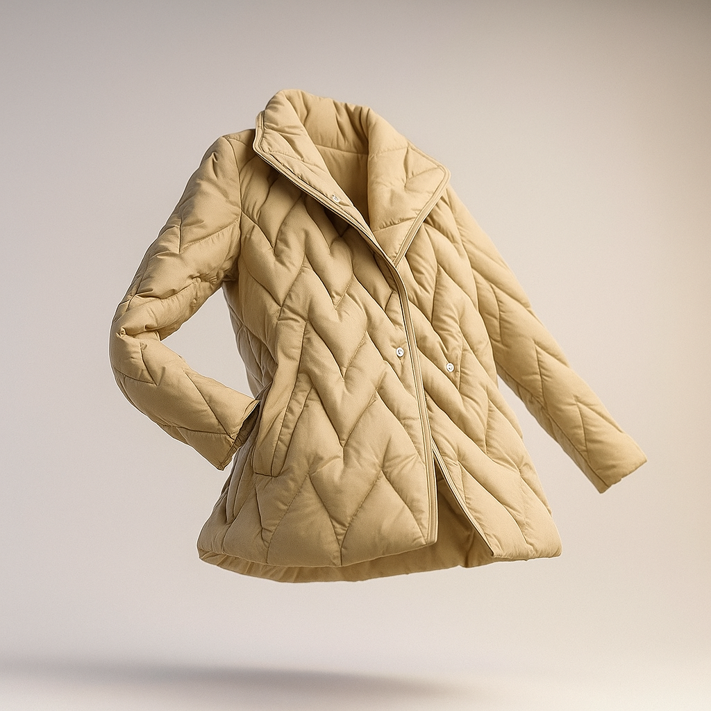Harper Brooklyn | Quilted Wrap Coat
