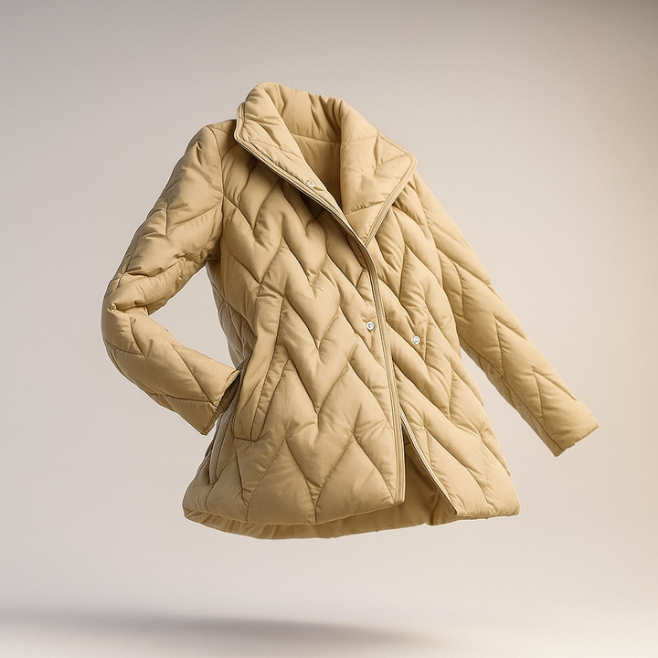 Harper Brooklyn | Quilted Wrap Coat
