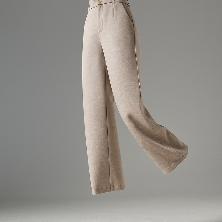 Harper Brooklyn| Wool Wide-Leg Trousers