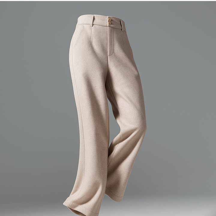 Harper Brooklyn| Wool Wide-Leg Trousers