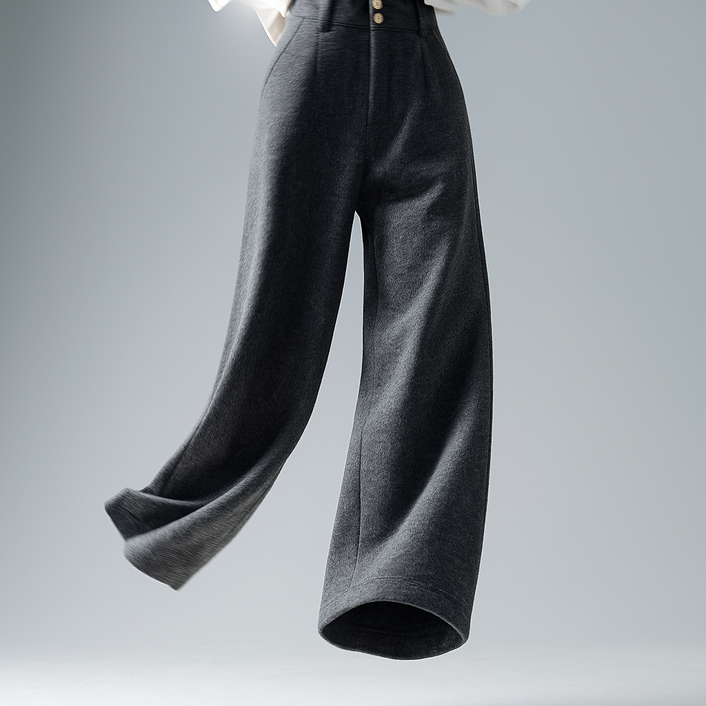 Harper Brooklyn| Wool Wide-Leg Trousers
