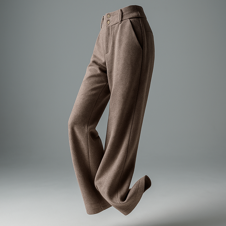 Harper Brooklyn| Wool Wide-Leg Trousers