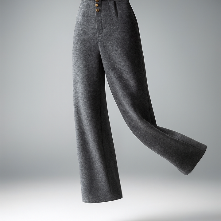 Harper Brooklyn| Wool Wide-Leg Trousers