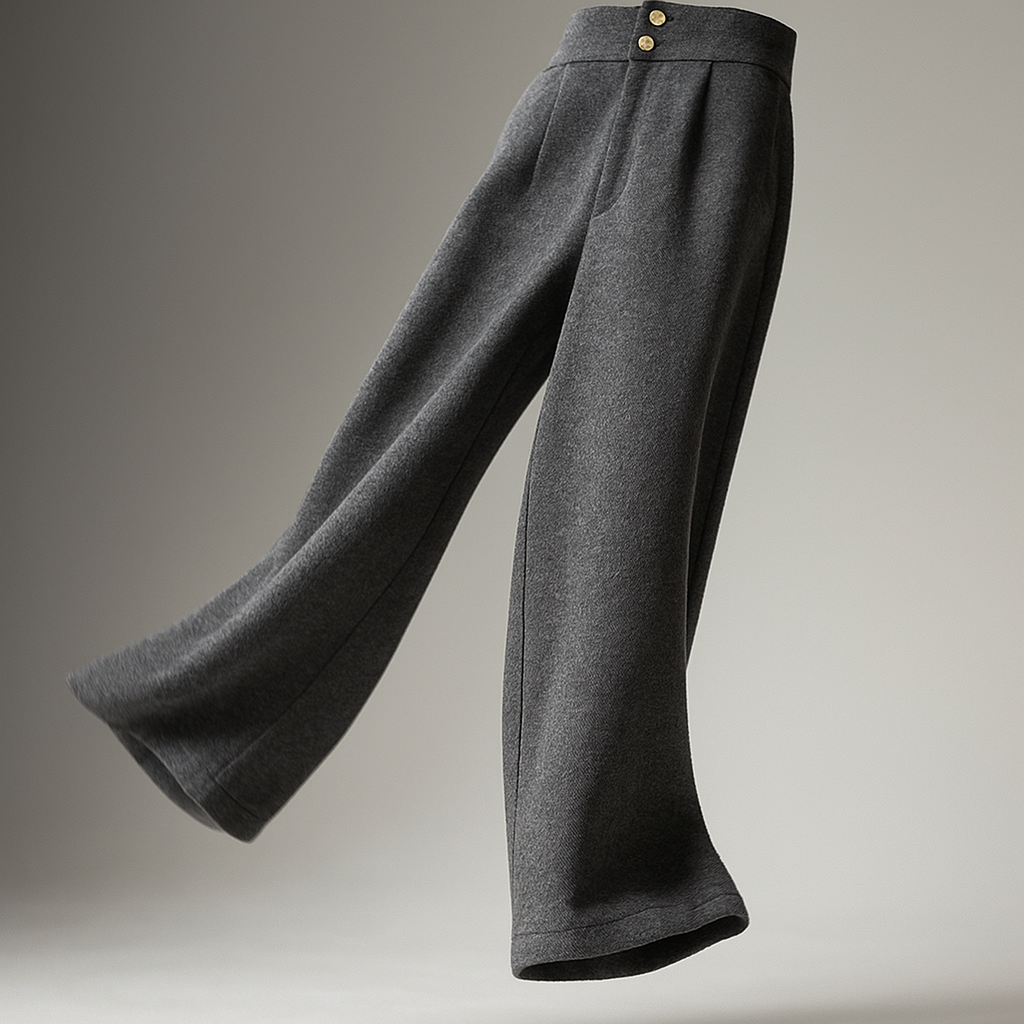 Harper Brooklyn| Wool Wide-Leg Trousers