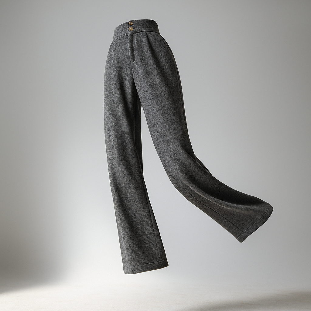 Harper Brooklyn| Wool Wide-Leg Trousers