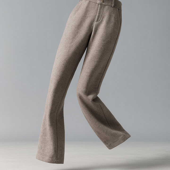 Harper Brooklyn| Wool Wide-Leg Trousers