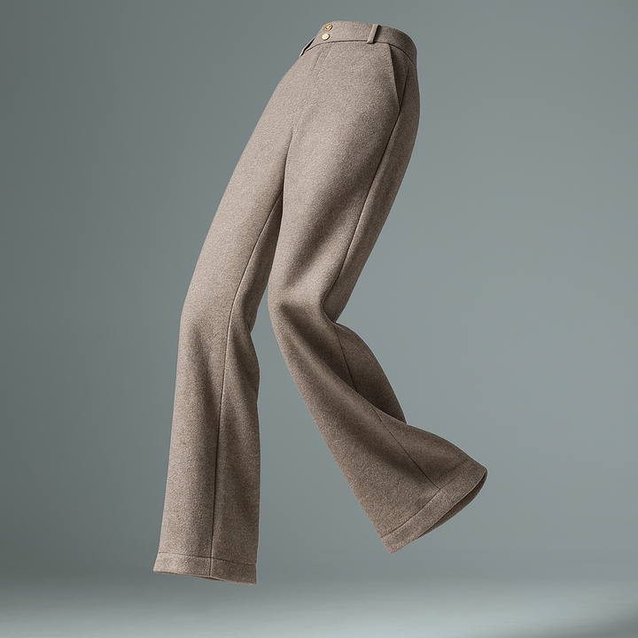 Harper Brooklyn| Wool Wide-Leg Trousers