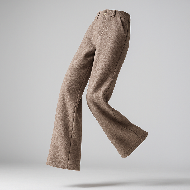 Harper Brooklyn| Wool Wide-Leg Trousers