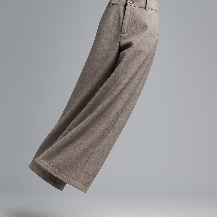 Harper Brooklyn| Wool Wide-Leg Trousers