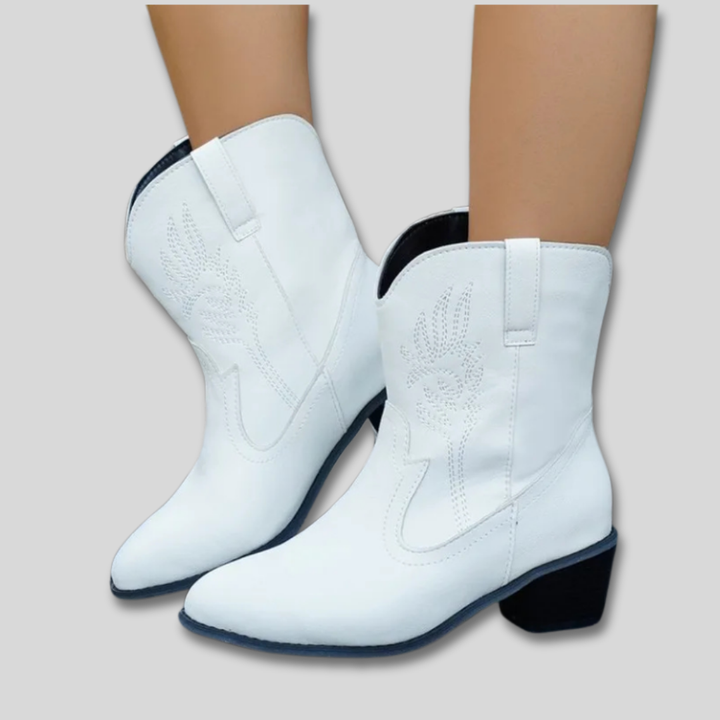 Harper Brooklyn | Embroidered Cowboy Boots