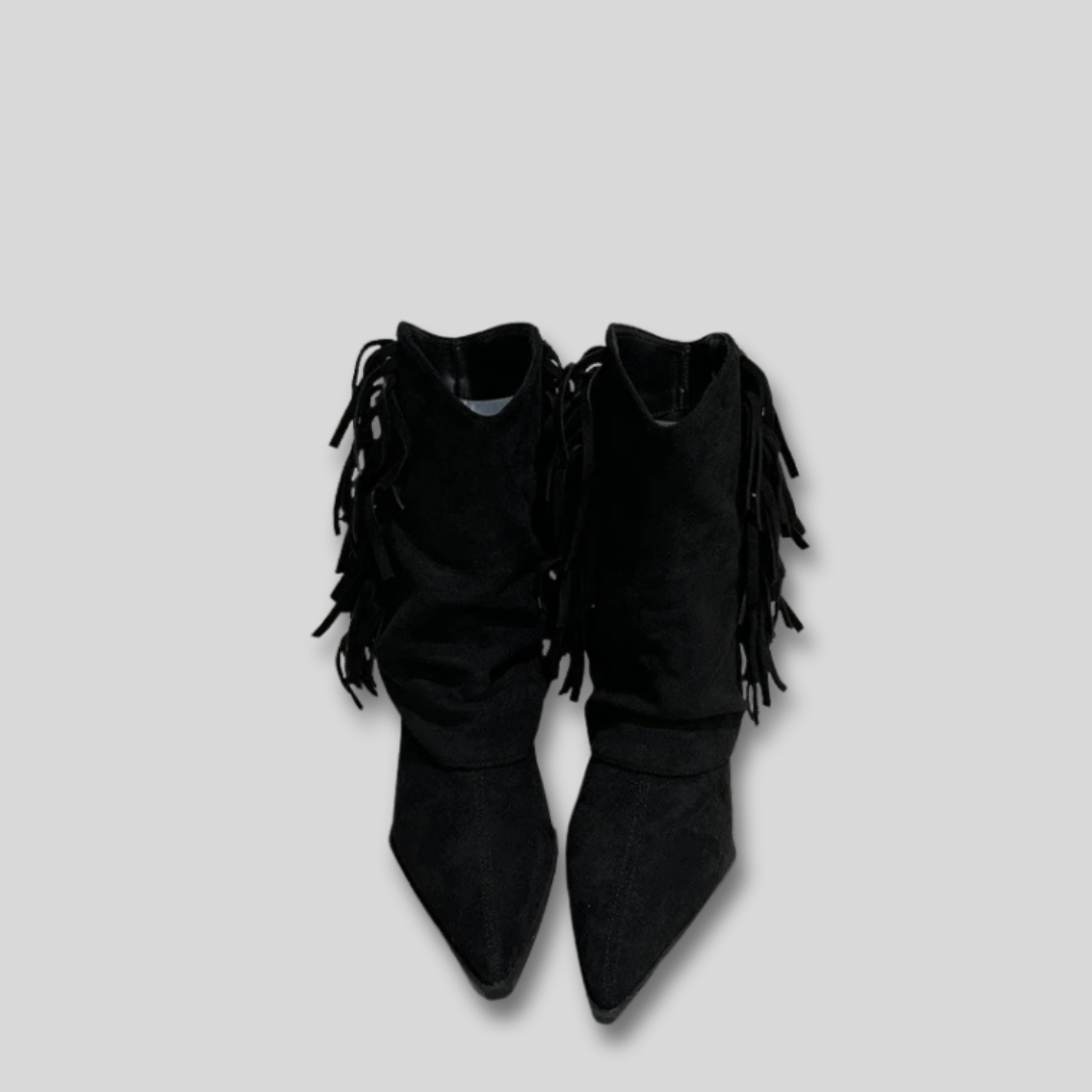 Harper Brooklyn | Suede Western Boots